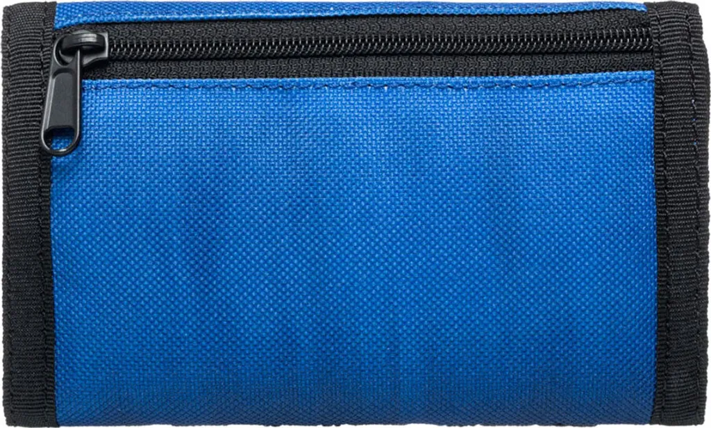 Portefeuille bleu grand format Quiksilver avec rangements multiples