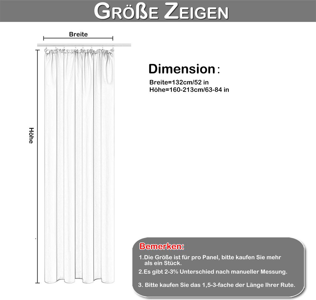 Kräuselband Verdunkelungsvorhang Grau Verdunklung Thermo Produktbild 8