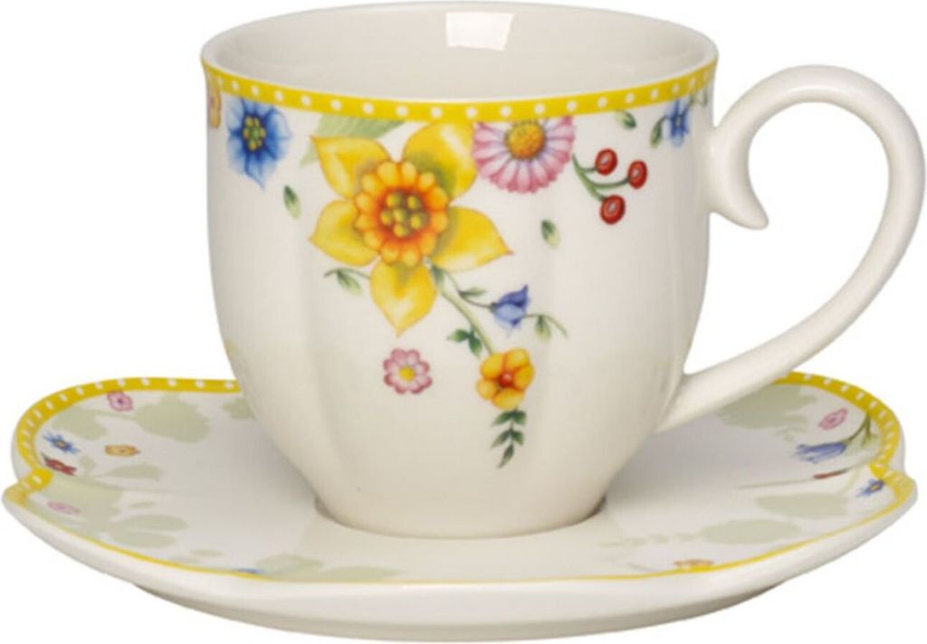 Villeroy & Boch Spring Awakening Kaffeetasse mit Untertasse Produktbild 