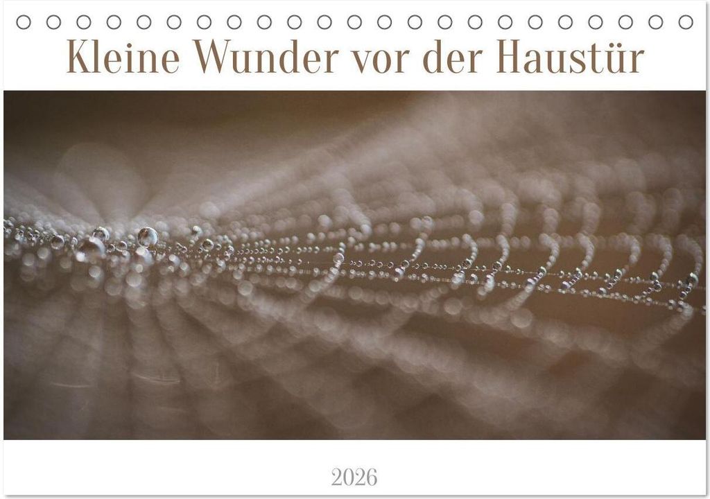 Kleine Wunder vor der Haustür (Tischkalender 2026 DIN A5 quer), CALVENDO Monatskalender
