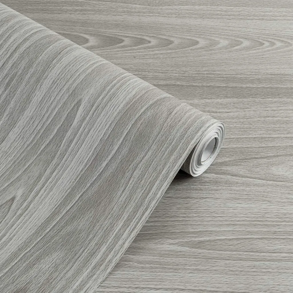 Rénovez vos Meubles Abîmés avec ce Film Vinyle Gris Adhésif en PVC 5 m