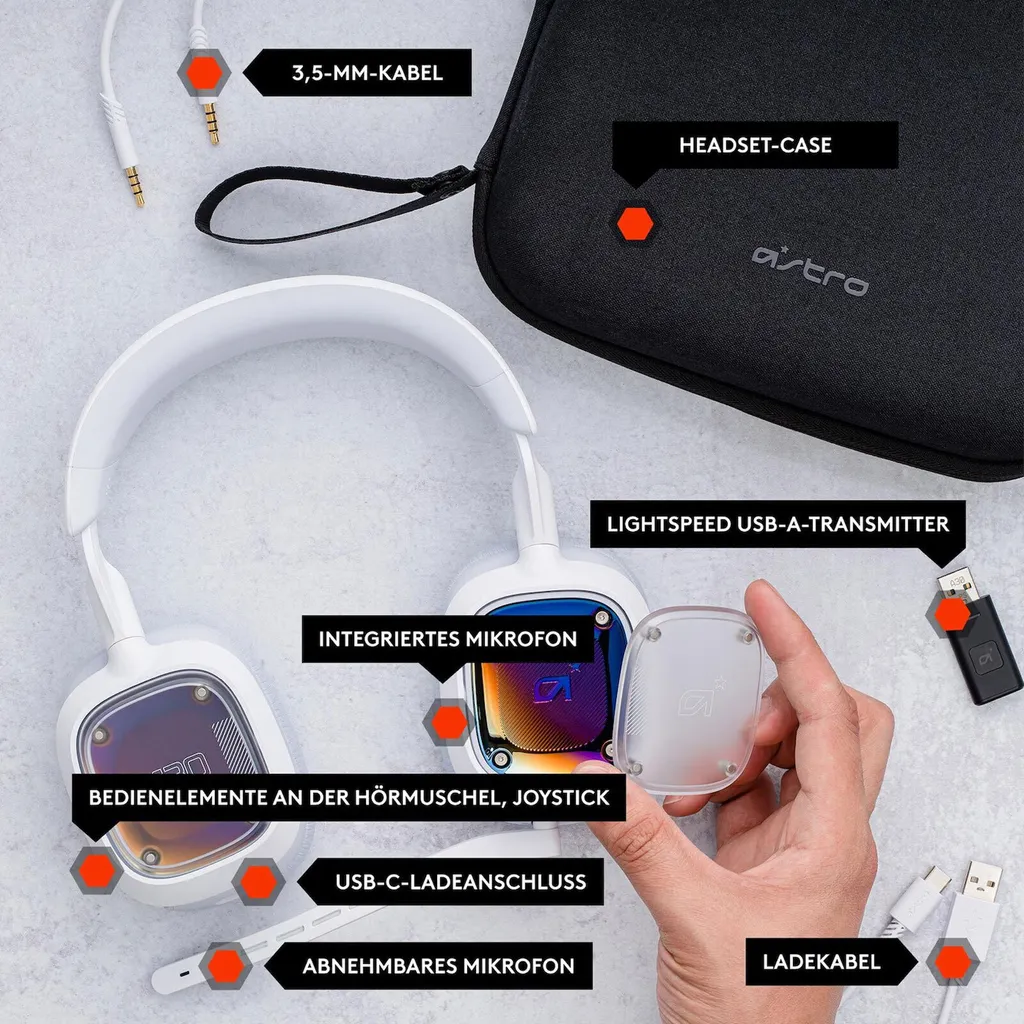 Casque ASTRO A30 avec Micro Amovible et Connexion Bluetooth Simultanée - 11