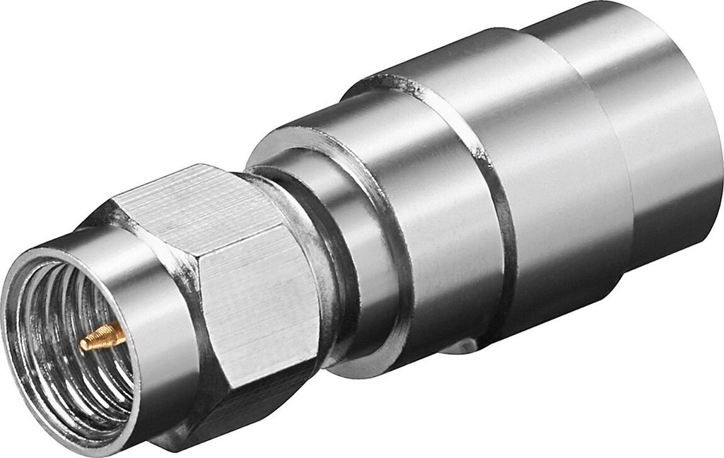 goobay FME Stecker auf SMA Stecker mit gold Pin (Bulk) Image du produit 