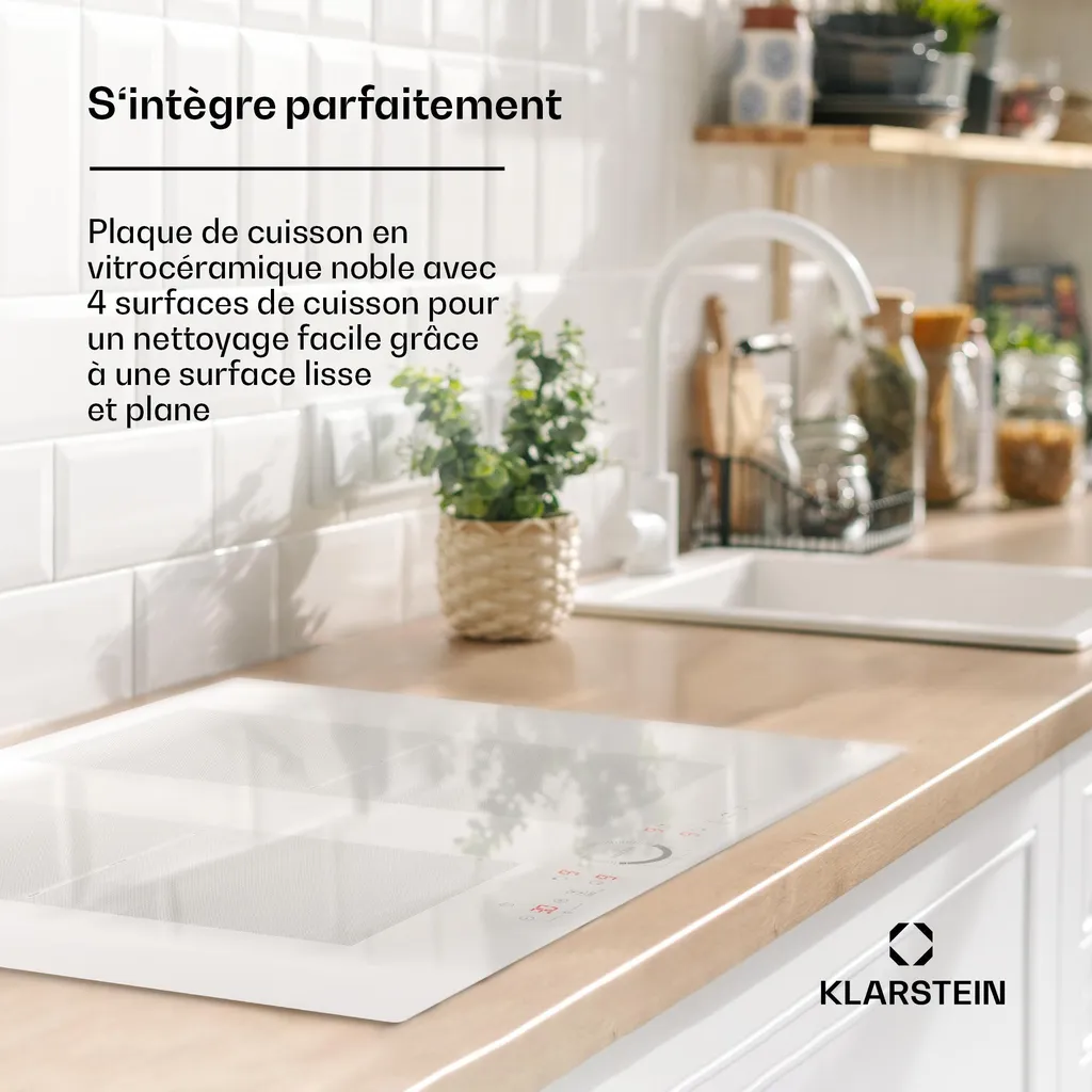 Table de Cuisson Induction Encastrable pour Cuisine Familiale 4 Feux - 2