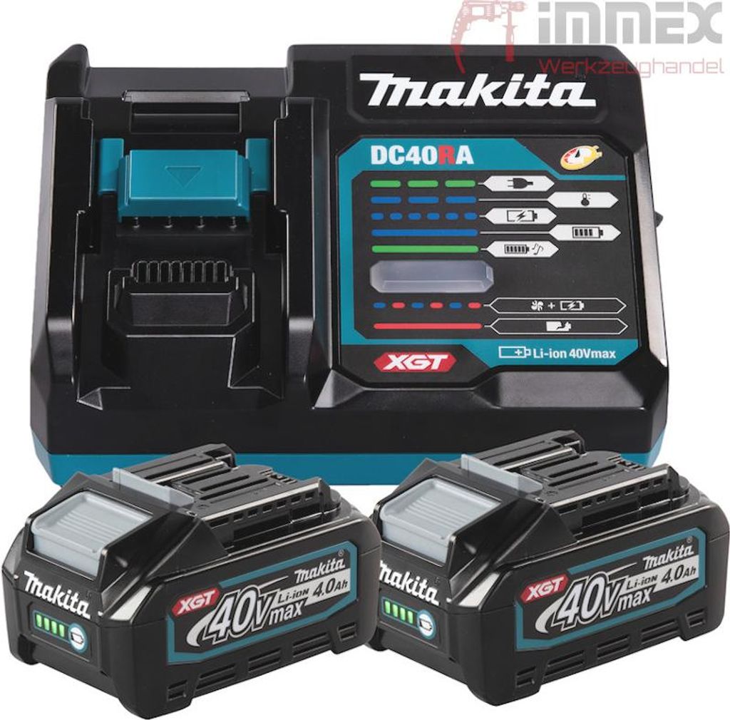 Makita 191L77-9, Batterie- & Ladegerät-Set, 4 Ah, 40 V, Produktbild 