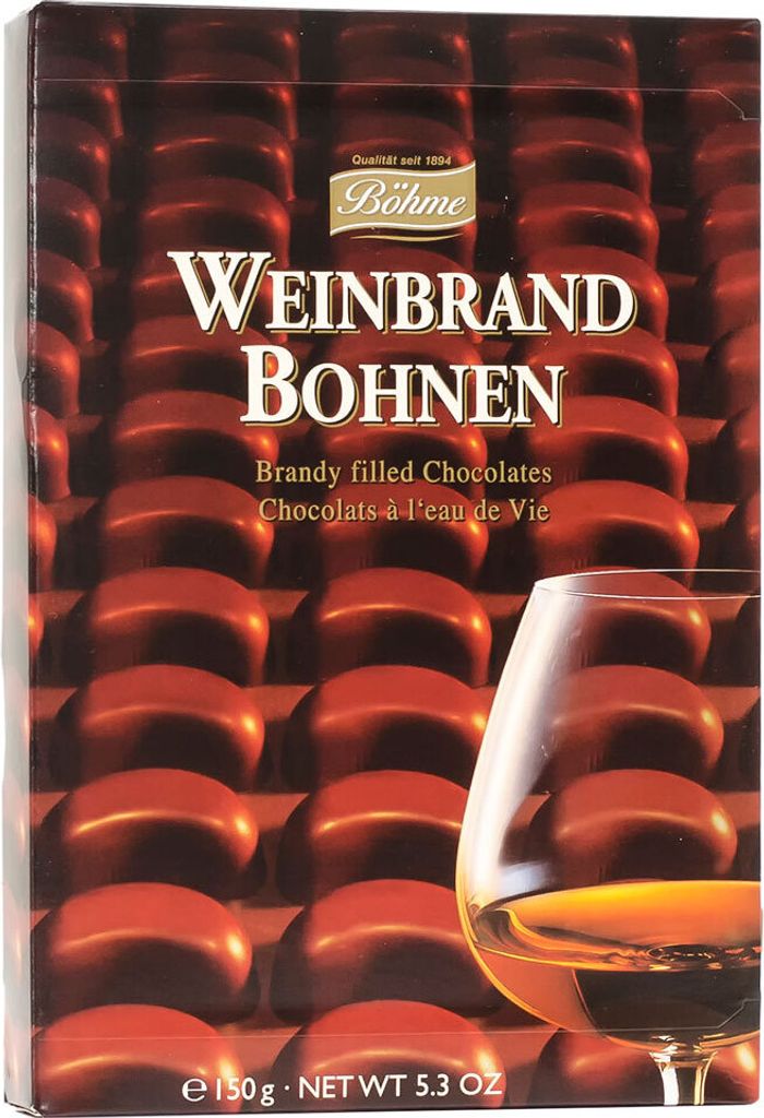 Böhme Weinbrandbohnen Pralinen gefüllt mit Weinbrand 150g 2er Pack