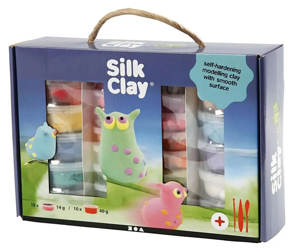 Silk Clay Set Pâte à Modeler Sans Cuisson pour Créations Sans Taches - 3