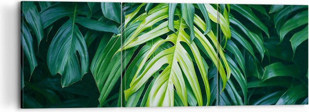 Bild auf Leinwand - Leinwandbild - Blume Natur - 120x40cm - Wand Bild - Wanddeko - Wandbilder - Leinwanddruck - Bilder - Kunstdruck - Wanddekoratio...