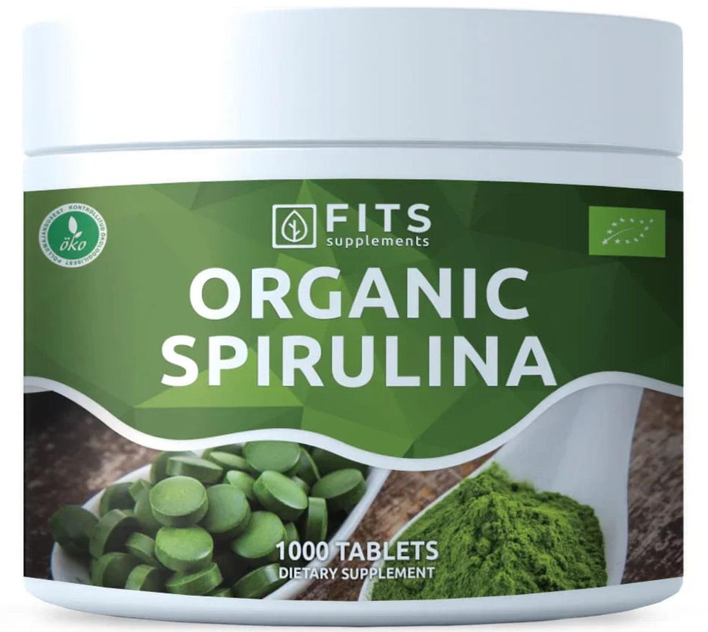Spiruline biologique, 1 000 comprimés Image du produit 