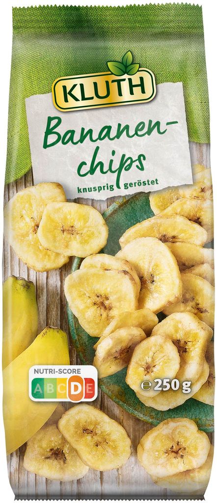 Kluth Bananen Chips 250g Produktbild 