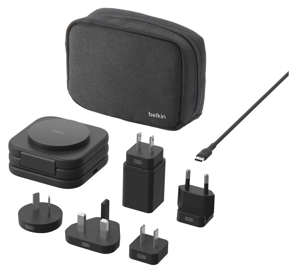 Fini les Câbles : Chargeur Magnétique Pliable 3 en 1 Belkin pour Apple