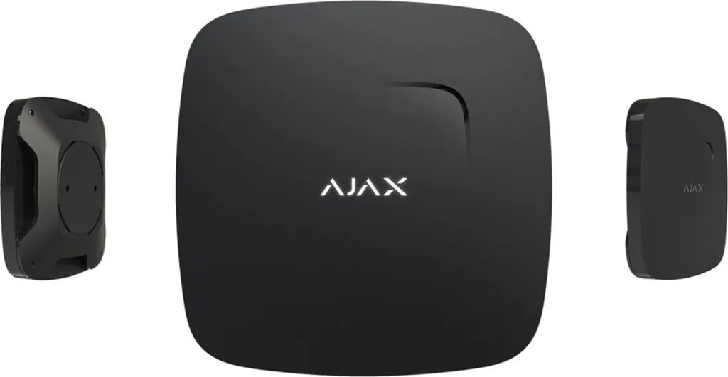 Ajax FireProtect Noir détecteur fumée et chaleur haute sensibilité sans fil