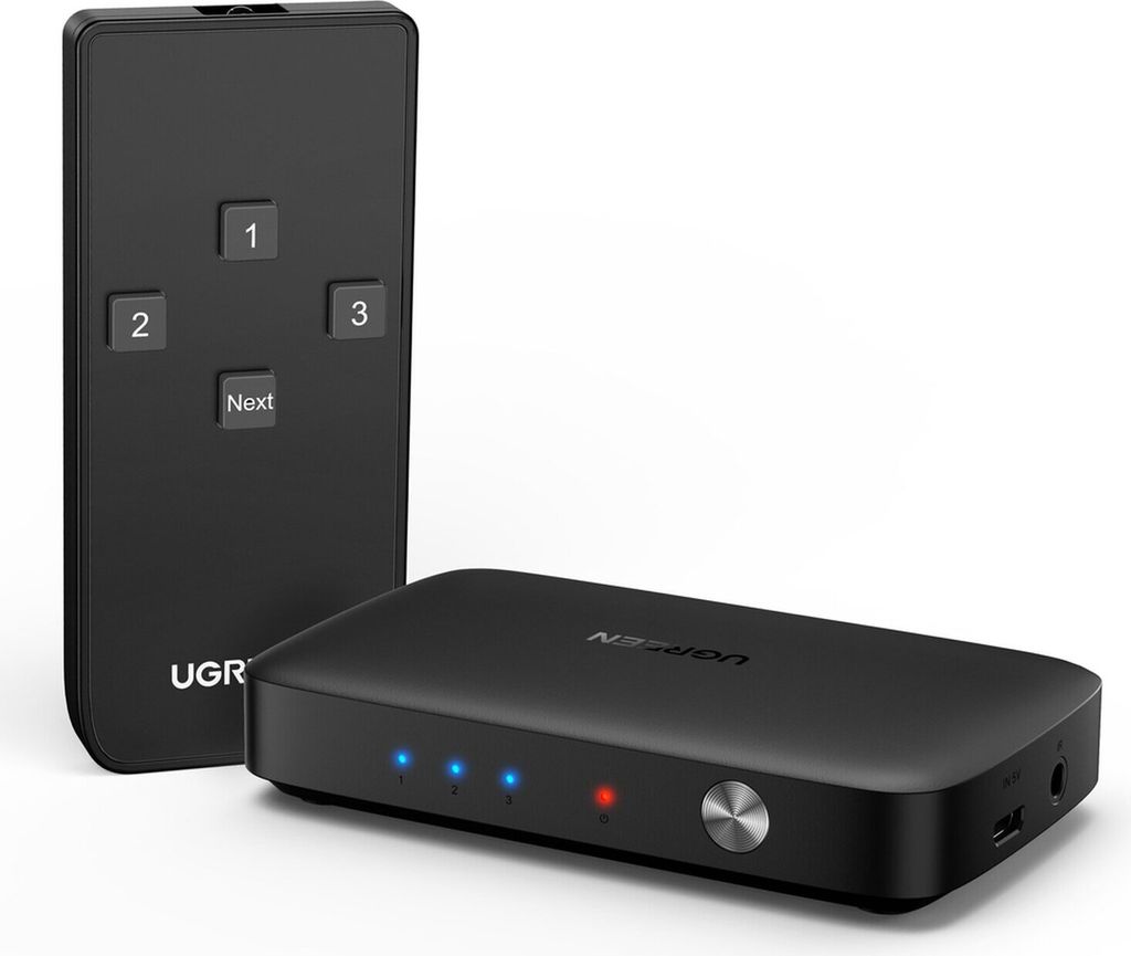 Splitter HDMI Ugreen - 3x HDMI 4K 30Hz nero (CM332 80125) Immagine del prodotto 