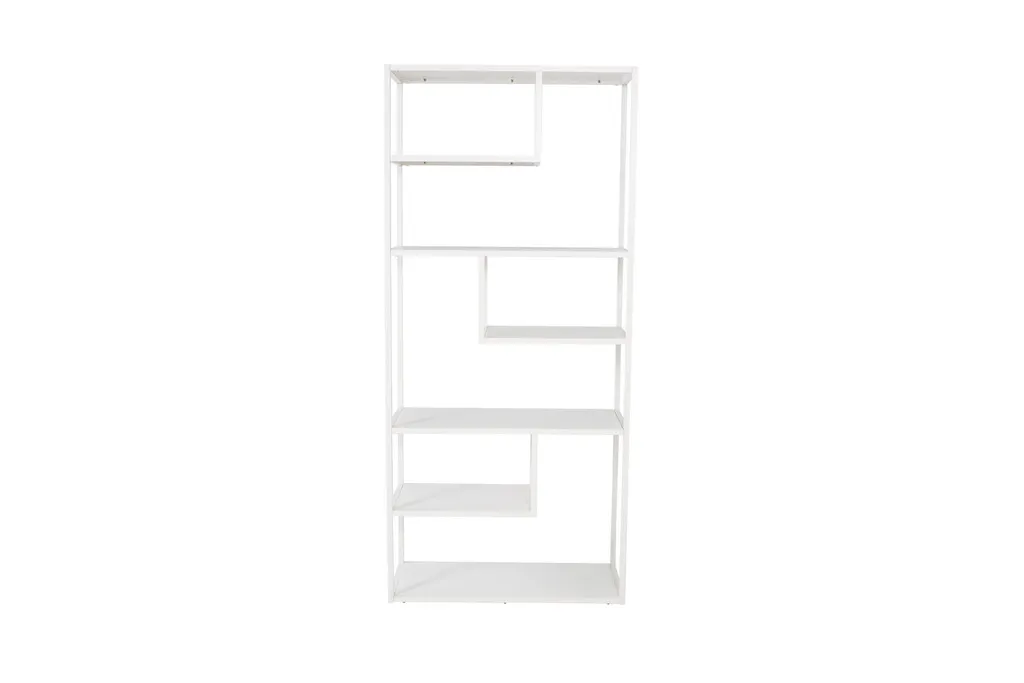 Staal Étagère 6 compartiments blanc - Bibliothèque robuste en métal design