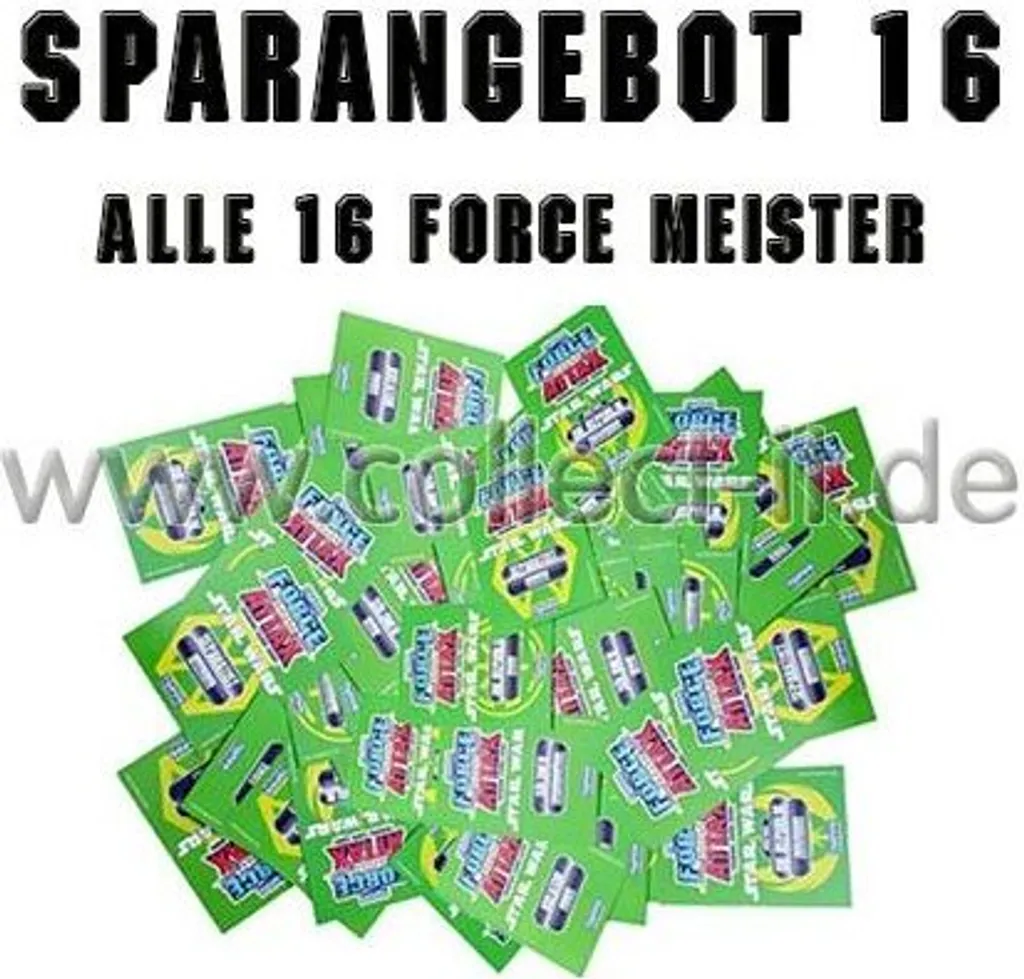 Carte Star Wars Force Attax FA2 Spar 16 pour Album de Collectionneur
