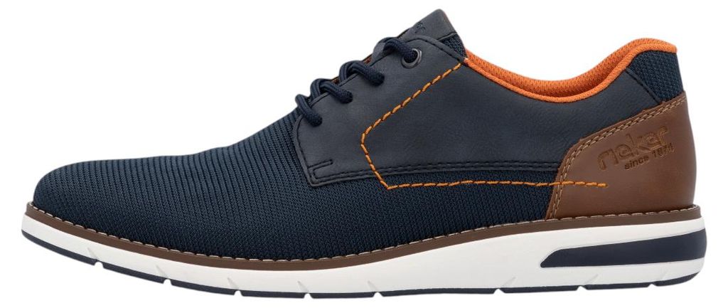 Rieker Tiva/Almada/Ambor Herrenschuhe Schnürschuhe Blau Productafbeelding 