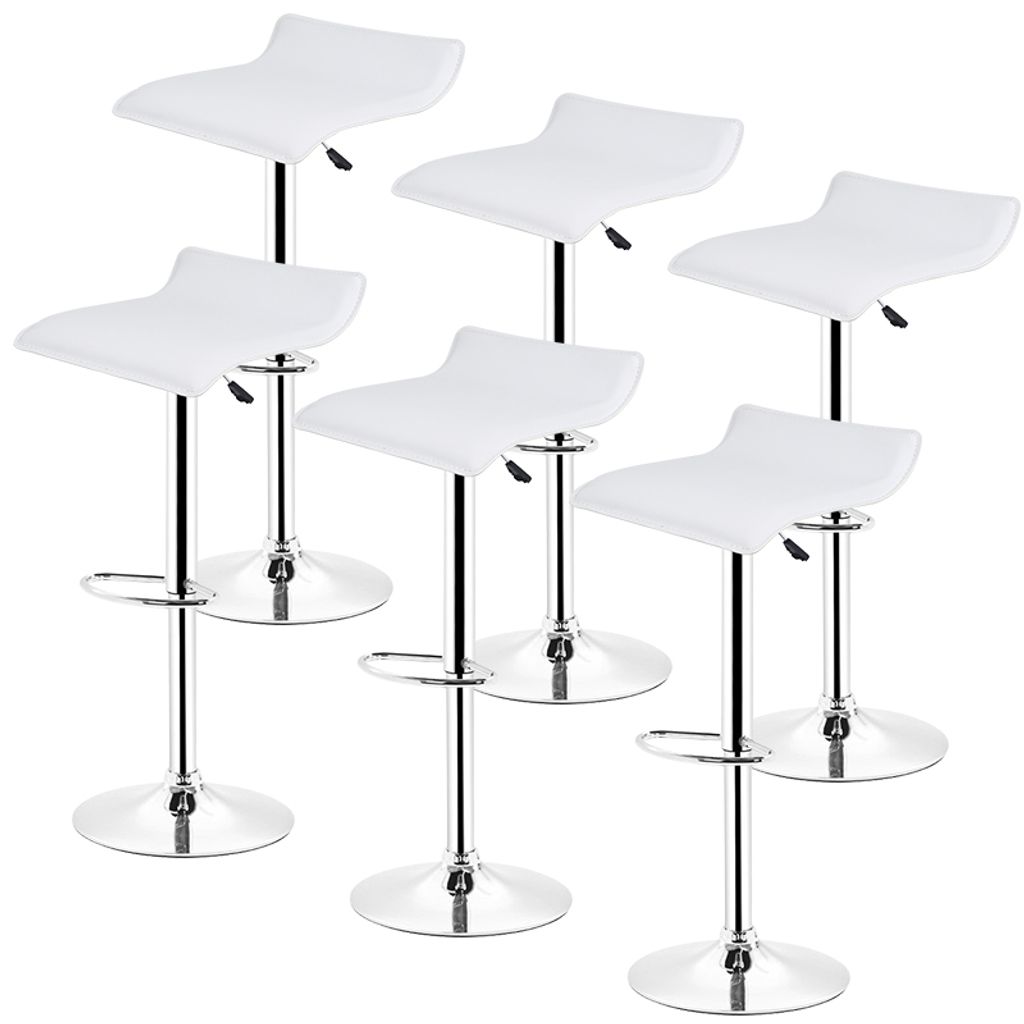 lot de 6 tabourets de bar en similicuir tabouret de Image du produit 