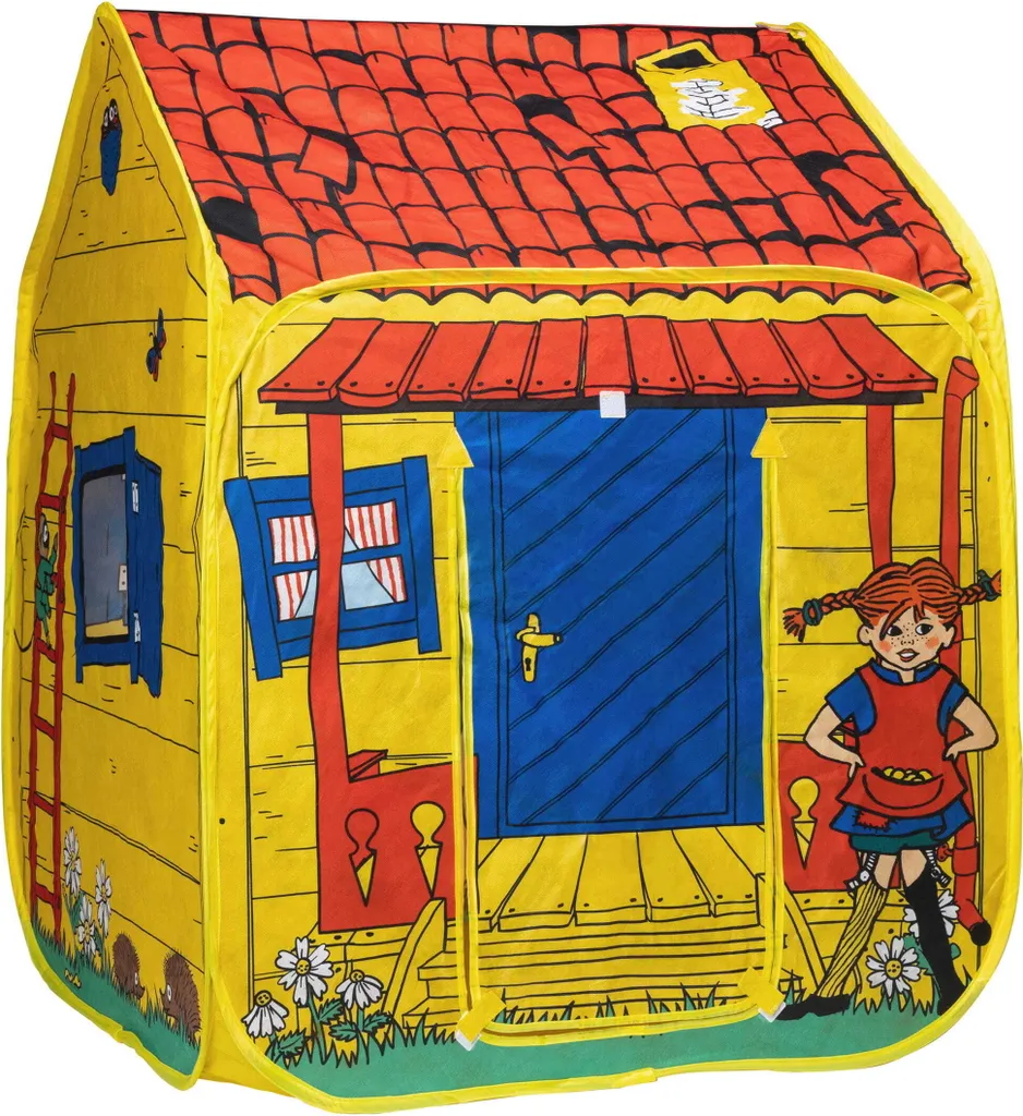 Tente de jeu pop-up Pippi : Cabane idéale pour lire et jouer au calme