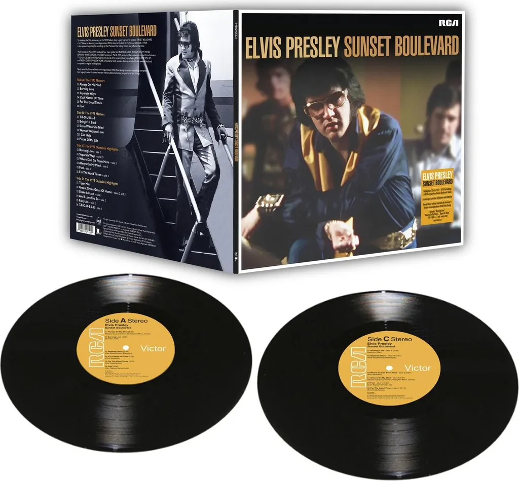 Elvis Presley Sunset Boulevard : Vinyle Collector et Édition Limitée