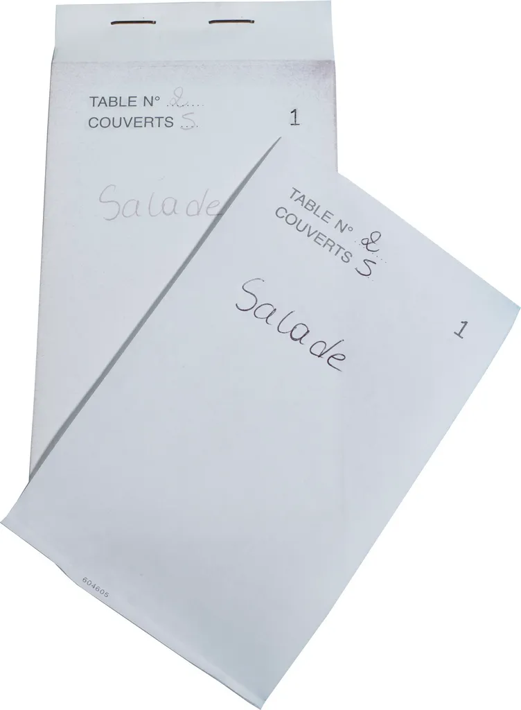 Bloc-notes professionnel Exac Hotel 9 Exacompta 50 unités pour service