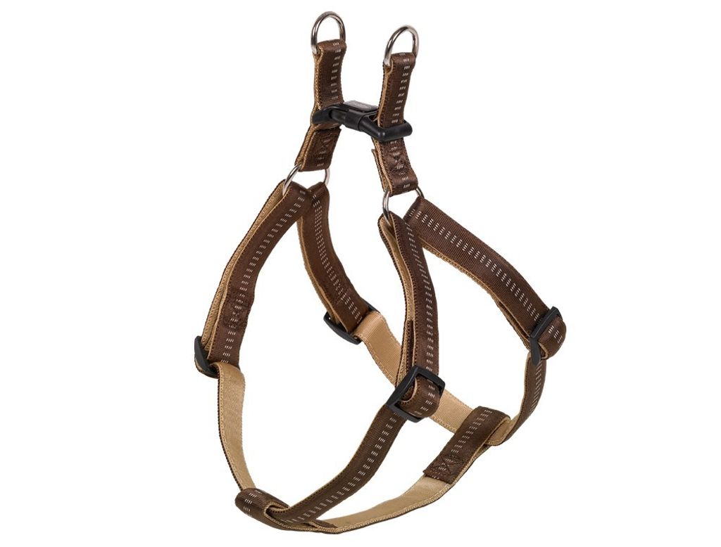 Nobby Geschirr "Soft Grip" Brust: 60-86 cm, B: 25 mm braun