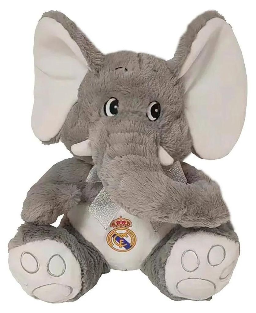 Orsetto di peluche del Real Madrid, 25 cm, color beige. Immagine del prodotto 