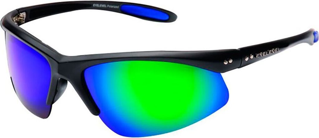 Eyelevel Crossfire Polarisierte Sonnenbrille Schwarz Blue/CAT3 Mann Schwarz Blue/CAT3