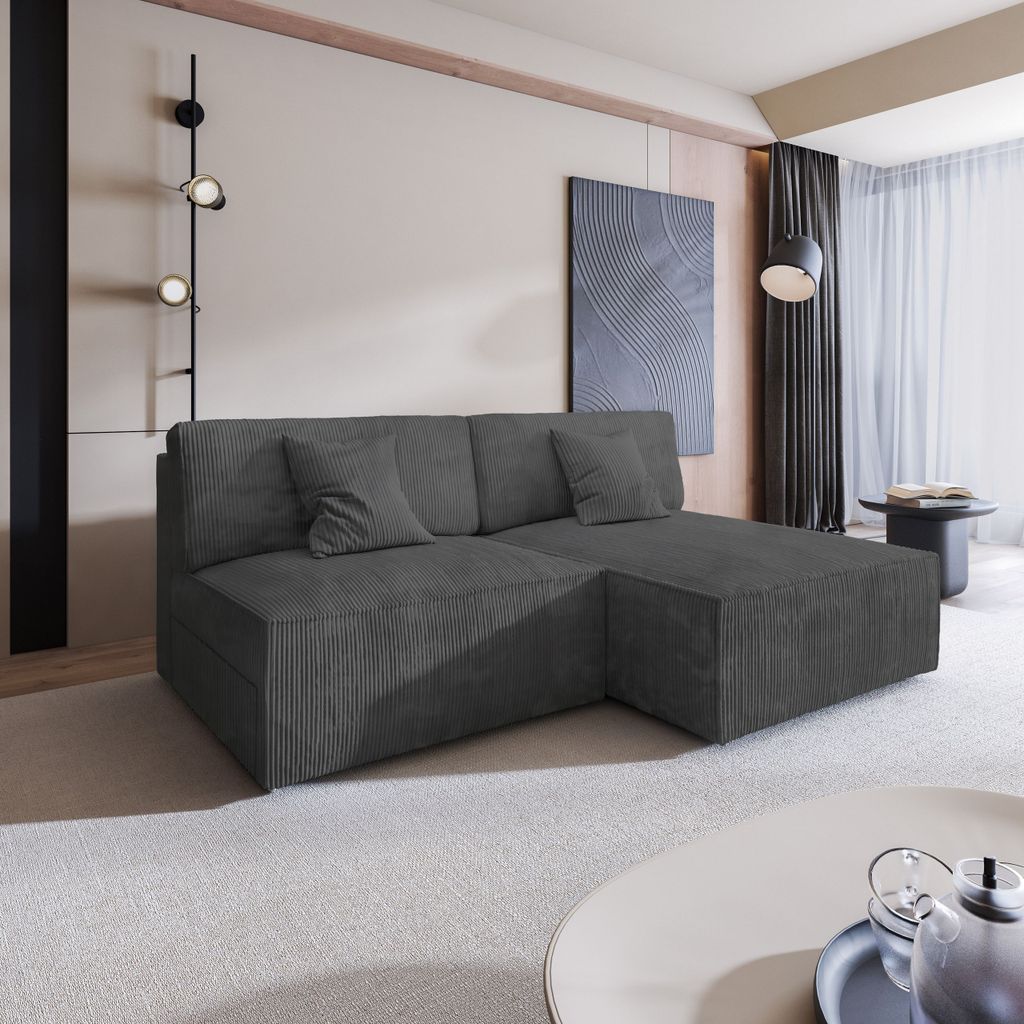 Masseno Ecksofa FIORO P mit Schlaffunktion L-Form, Sofa mit Produktbild 