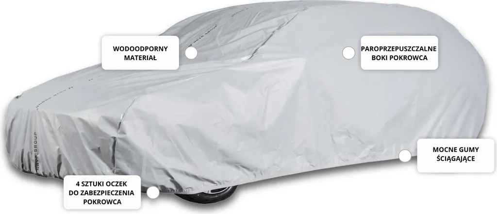Copriauto Berlina M1 405-430 cm Practic 3 Strati - Protezione Vera