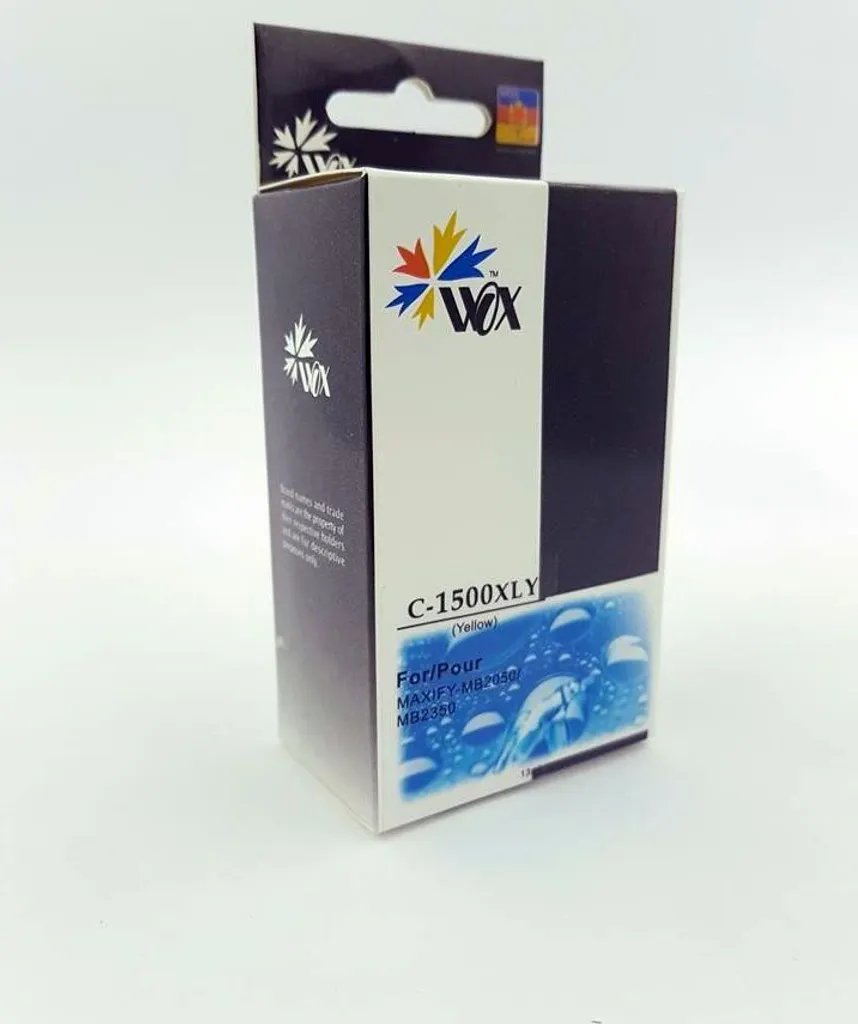 Risparmia sulla Cartuccia Canon PGI-1500XLY Giallo | Chip Wox XL