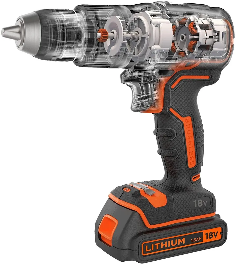 Perceuse visseuse à percussion 18V Black & Decker BL188K avec coffret
