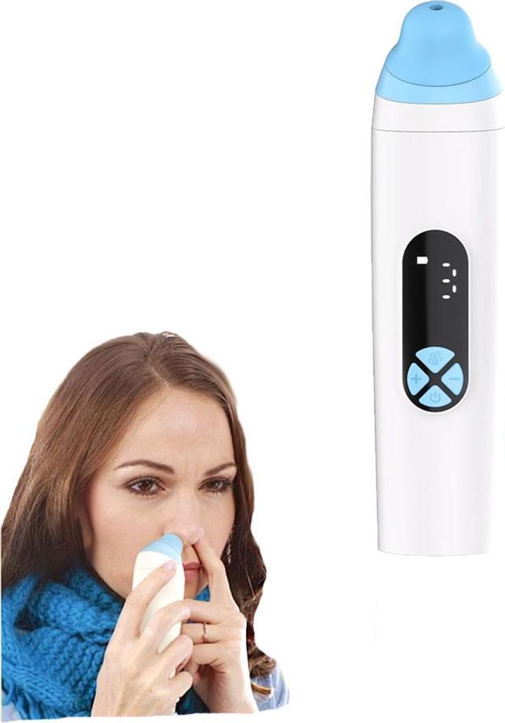 Ohrendruck-Ausgleichsgerät, Gegen Ohrdruck & Tinnitus, Für Flug, Tauchen & Hohe Höhen, Sicher, Tragbar & Wiederaufladbar, Weiß