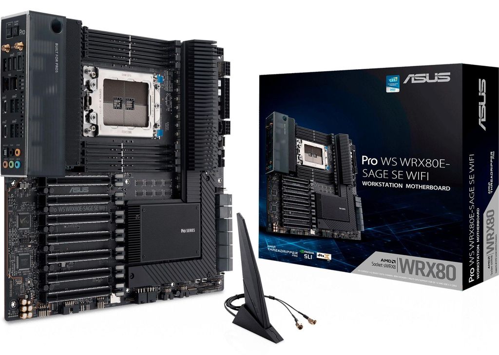 Asus 90Mb1E60-M0Eay0 Pro Ws Wrx80E-Sage Se Wifi Ii//Amd Produktbild 