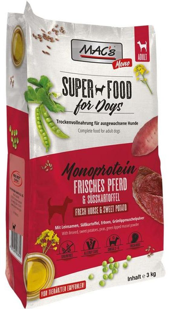MAC's Dog Monoprotein frisches Pferd Produktbild 