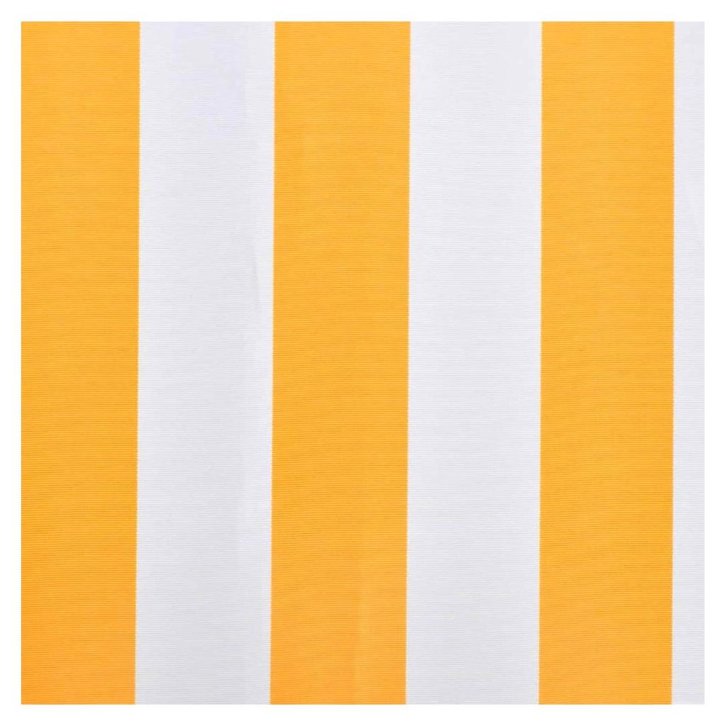 Ersatz-Markisenstoff Gelb und Weiß 300 x 250 cm