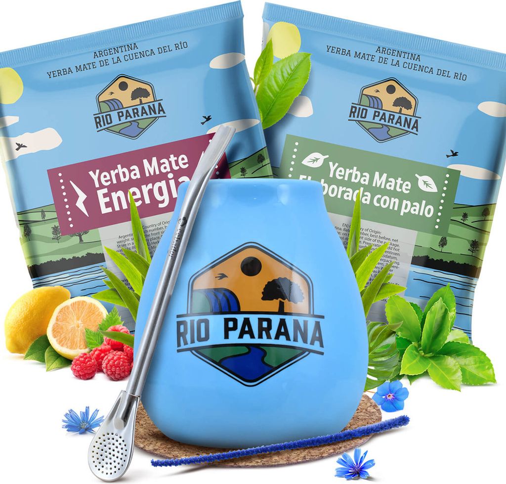 Rio Parana – Sada na čaj mate „Probe Elaborada“, guarana 2x Obrázek produktu 