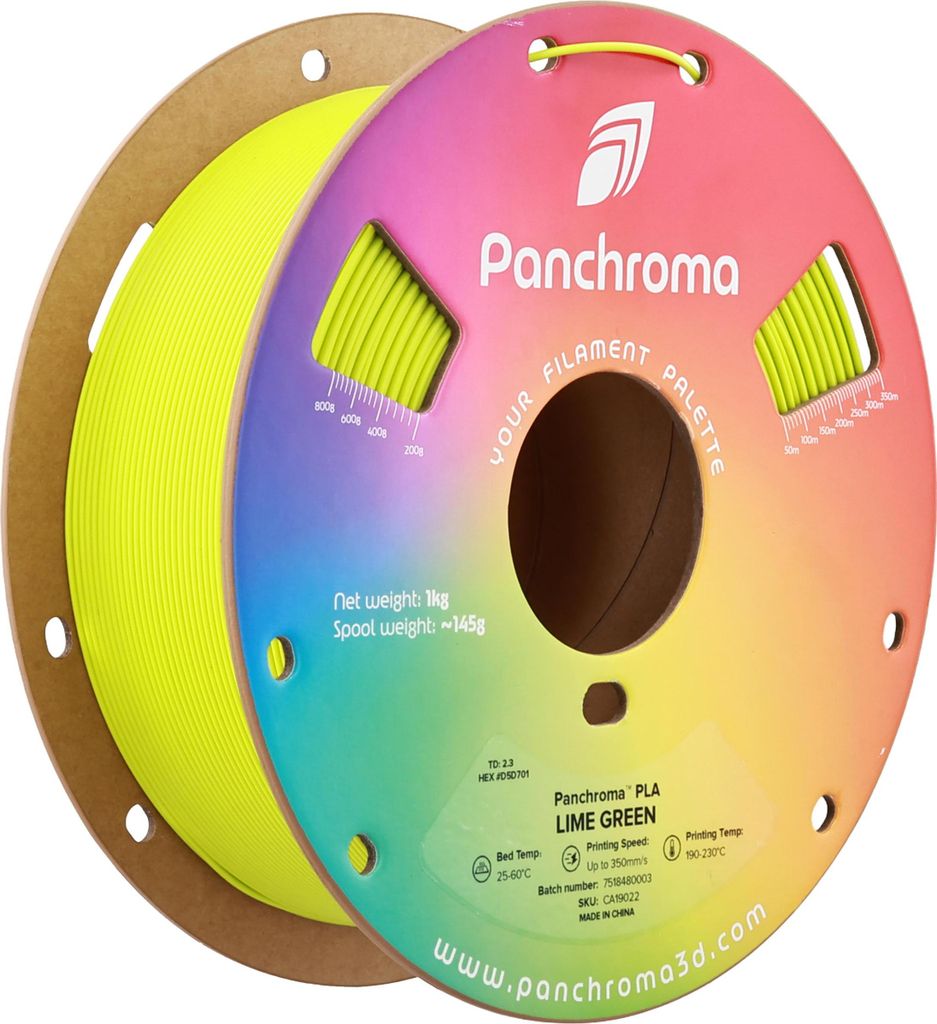 Polymaker Panchroma Basic PLA Filament, 1,75mm, 1kg - Farbton: Lime Green