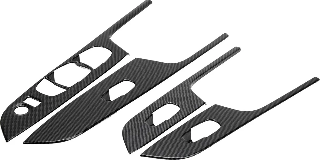 Couverture d'interrupteur lève-vitre pour Nissan Navara NP300 carbone