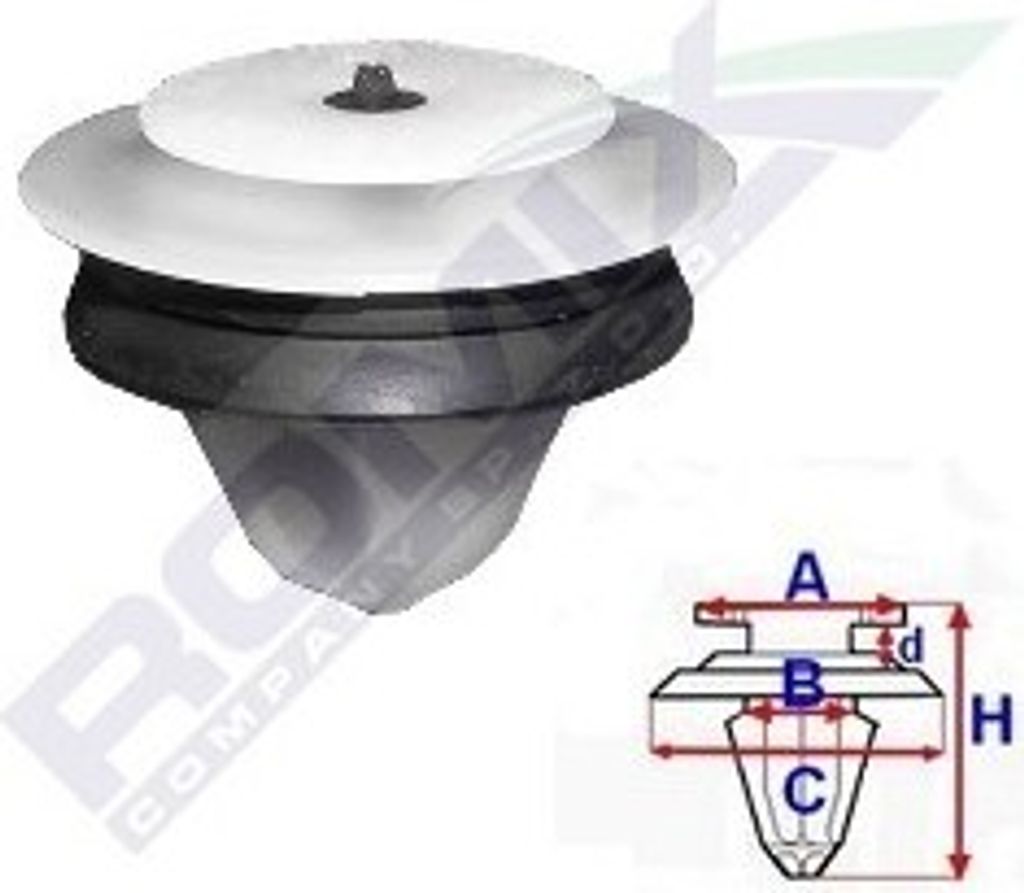 10x ROMIX C60439 Clip Zier- / Schutzleiste