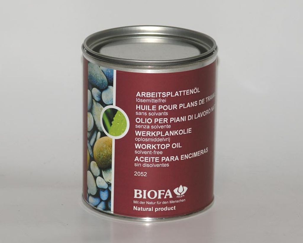 BIOFA Arbeitsplattenöl, lösemittelfrei - 0,75 l