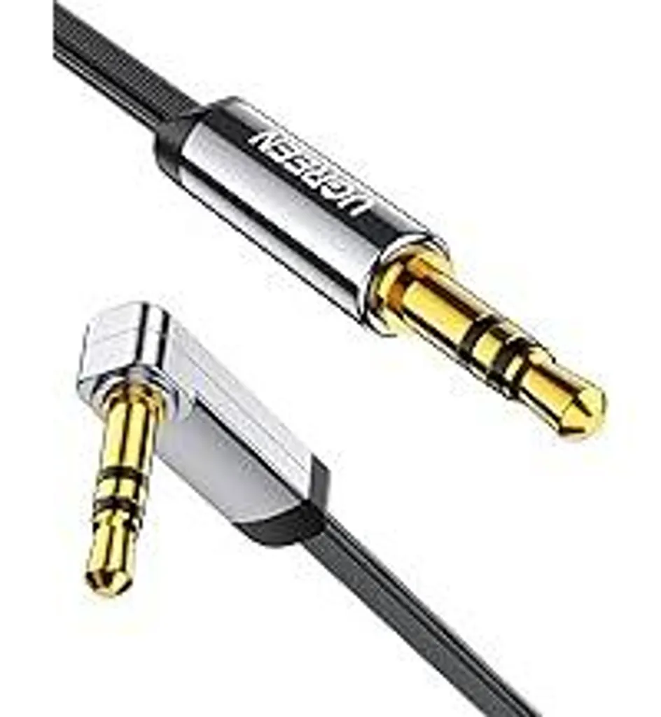 Cavo Aux UGREEN 3.5mm Angolato 0.5m - Audio Auto Cristallino e Duraturo