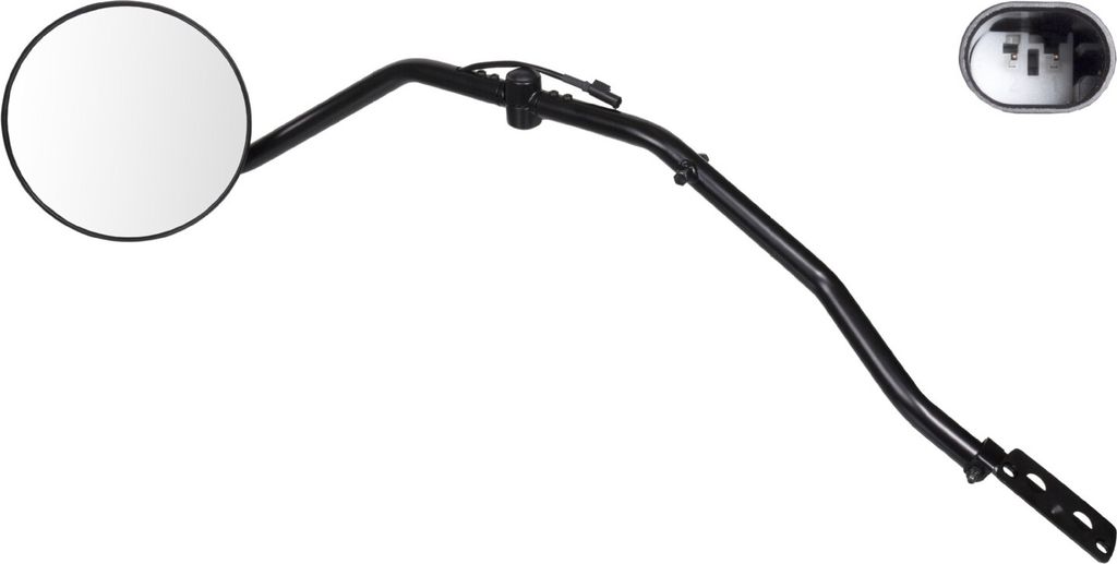 FEBI BILSTEIN Frontspiegel Fahrerhaus 49935 Rechts passend für MERCEDES-BENZ ATEGO 1145mm 265mm manuell 3,272kg