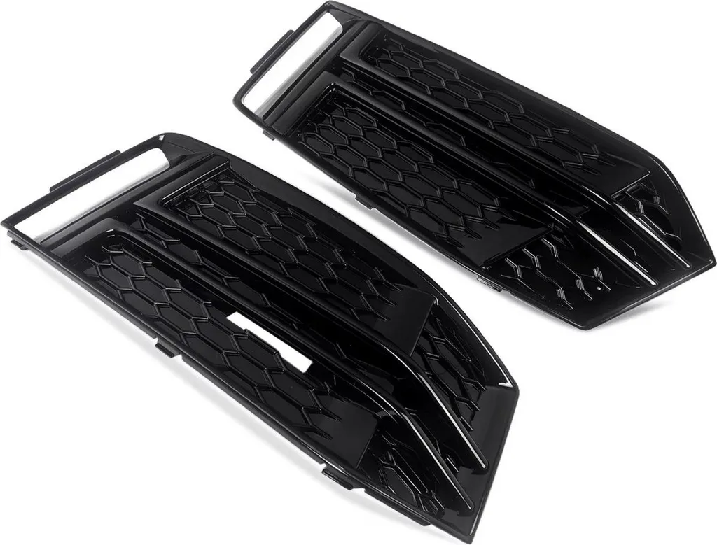 Accessoire de Tuning Discret : Grille Noir Brillant Audi A4 S4 B9 S-Line - 2