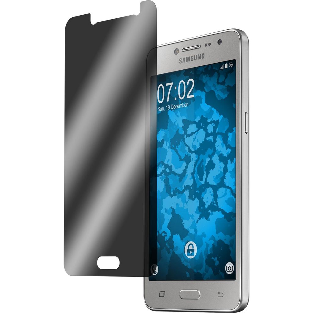 6er-Pack PhoneNatic Displayschutzfolien Privacy kompatibel mit Samsung Galaxy Grand Prime Plus