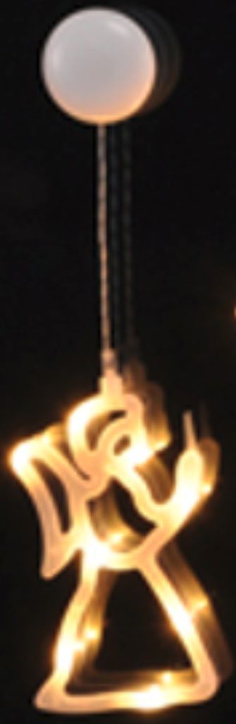 LED Weihnachtsfenster Silhouette, Design:Engel