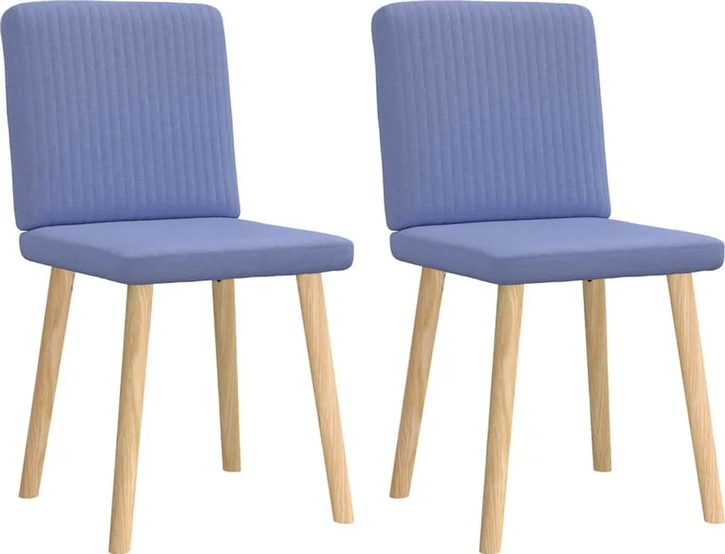 vidaXL Sedie da Pranzo 2 pz Blu Denim: Stile Industrial per Cucina