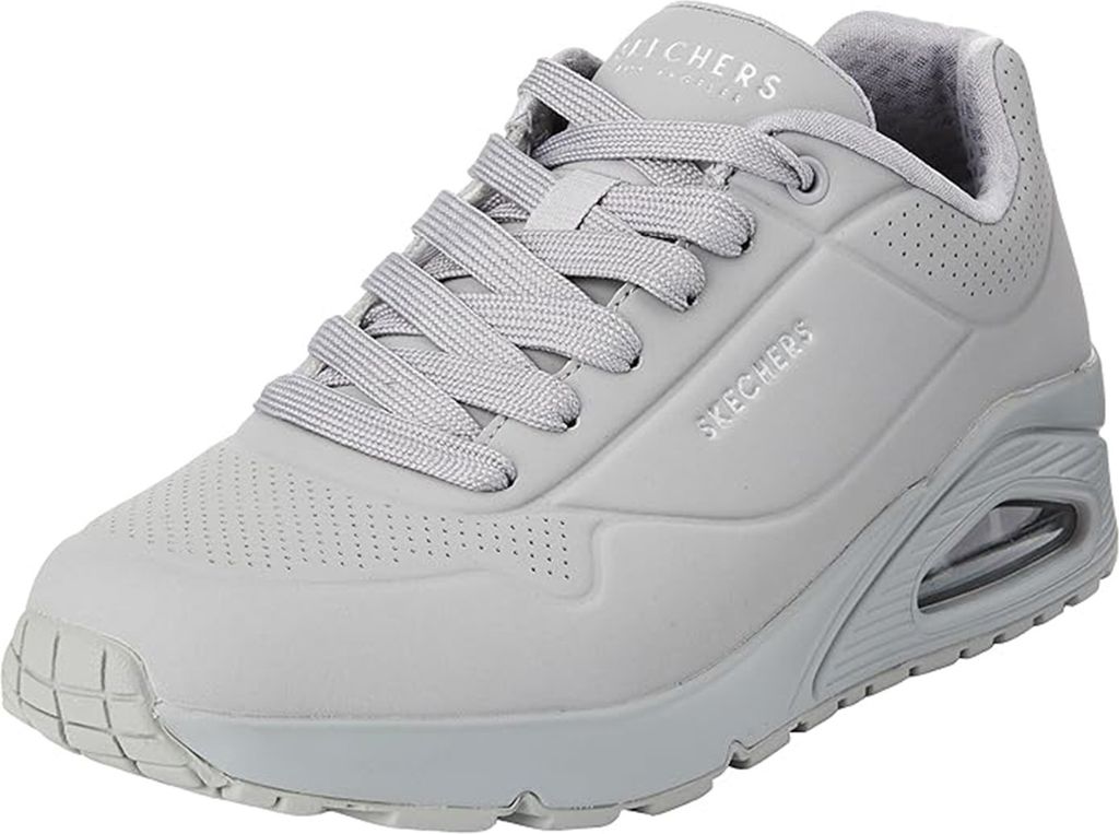 Skechers Mens Sport Casual UNO STAND ON AIR Sneakers Men 52458 STN grau, Schuhgröße:41 EU
