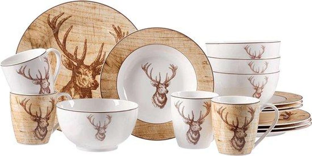 Famanu serviesset – Combinatieservies – 4 koffiekopjes, 4 Productafbeelding 