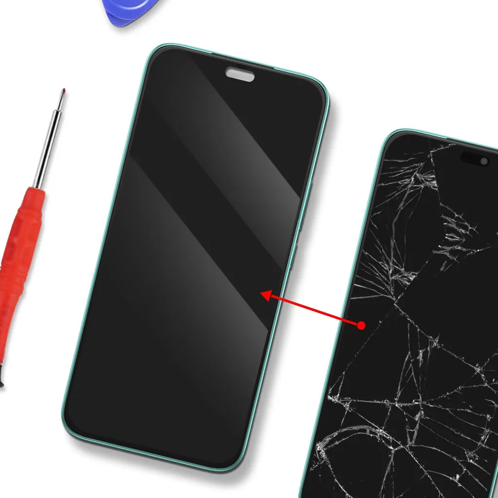 Bloc Écran LCD et Batterie pour Honor 90 Lite Turquoise, Pièce d'Origine - 3