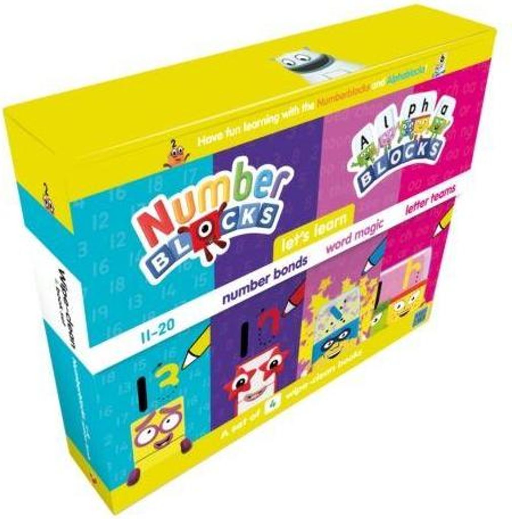 Lets Learn Numbers & Letters 4 Bk Boxset – Lingua: Inglese
